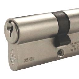 Smith & Locke Fire Rated 1 Star Thumbturn Thumbturn Lock 35-35 (70mm) Satin Nickel