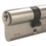 Smith & Locke Fire Rated 1 Star Thumbturn Thumbturn Lock 35-35 (70mm) Satin Nickel