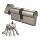 Smith & Locke Fire Rated 1 Star Thumbturn Thumbturn Lock 35-35 (70mm) Satin Nickel