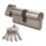 Smith & Locke Fire Rated 1 Star Thumbturn Thumbturn Lock 35-35 (70mm) Satin Nickel