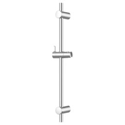 Swirl Bonda Adjustable Shower Riser Rail Chrome  654mm