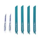 Makita  B-44448 Multi-Material Reciprocating Saw Blade Set 6 Pieces