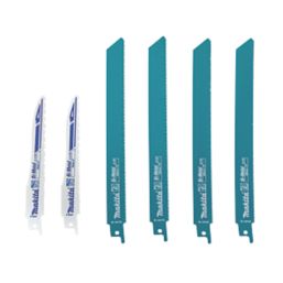 Makita  B-44448 Multi-Material Reciprocating Saw Blade Set 6 Pieces