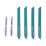 Makita  B-44448 Multi-Material Reciprocating Saw Blade Set 6 Pieces