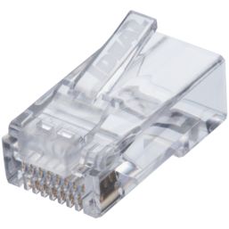 Ideal RJ45 8P/8C Feed-Thru Modular Plugs 25 Pack