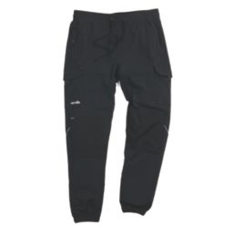Scruffs Tech Hybrid Stretch Cargo Joggers Black Medium 32" W 29" L