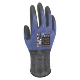 Wonder Grip WG-1875 Dexcut Cut-Resistant Gloves Blue X Small