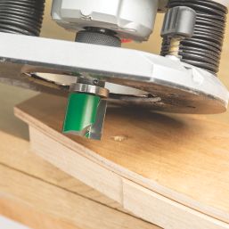 Trend C121X1/4TC 1/4" Straight Bearing-Guided Template Profiler 12.7mm x 25.4mm