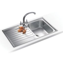 Franke Ascona 1 Bowl Stainless Steel Inset Sink  860mm x 510mm