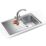 Franke Ascona 1 Bowl Stainless Steel Inset Sink  860mm x 510mm