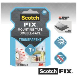 Scotch Scotch-Fix 4910C-1950-P Mounting Tape Transparent  5m x 19mm