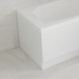 Grove Bath End Panel-To-Go Acrylic 720mm White