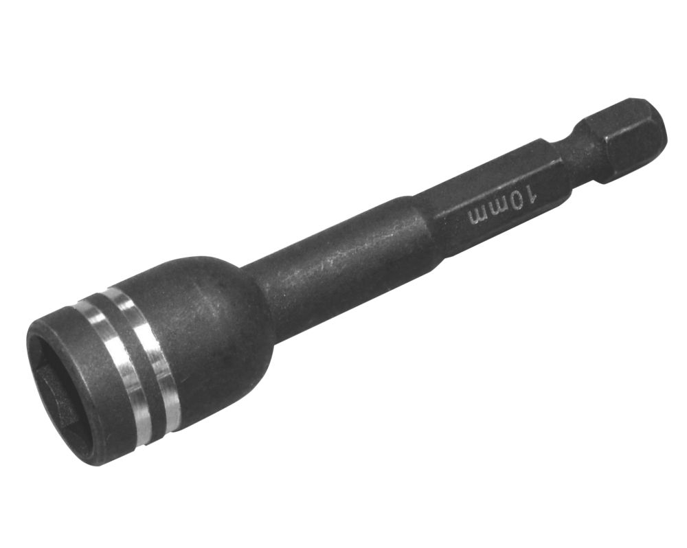 Erbauer Impact 1/4" Hex Nut Driver 10mm x 65mm Screwfix