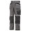 Snickers 3212 Duratwill 3212 Holster Pocket Trousers Grey / Black 30" W 30" L