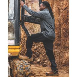 DEWALT Waterford Work Trouser Grey/Black 32" W 31" L