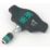 Wera 416 RA 1/4" Hex Ratcheting T-Handle