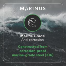 4lite Marinus Square Outdoor Up & Down Wall Light With PIR Sensor Anthracite