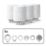 Tado  White Smart Thermostatic Radiator Head 4 Pack