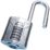 Squire Vulcan Combi 60/2.5 Water-Resistant Long Shackle Combination  Padlock Blue 60mm