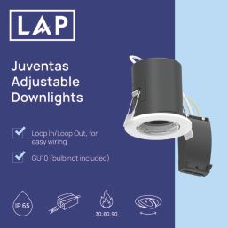 LAP Juventas Tilt  Fire Rated Downlight White