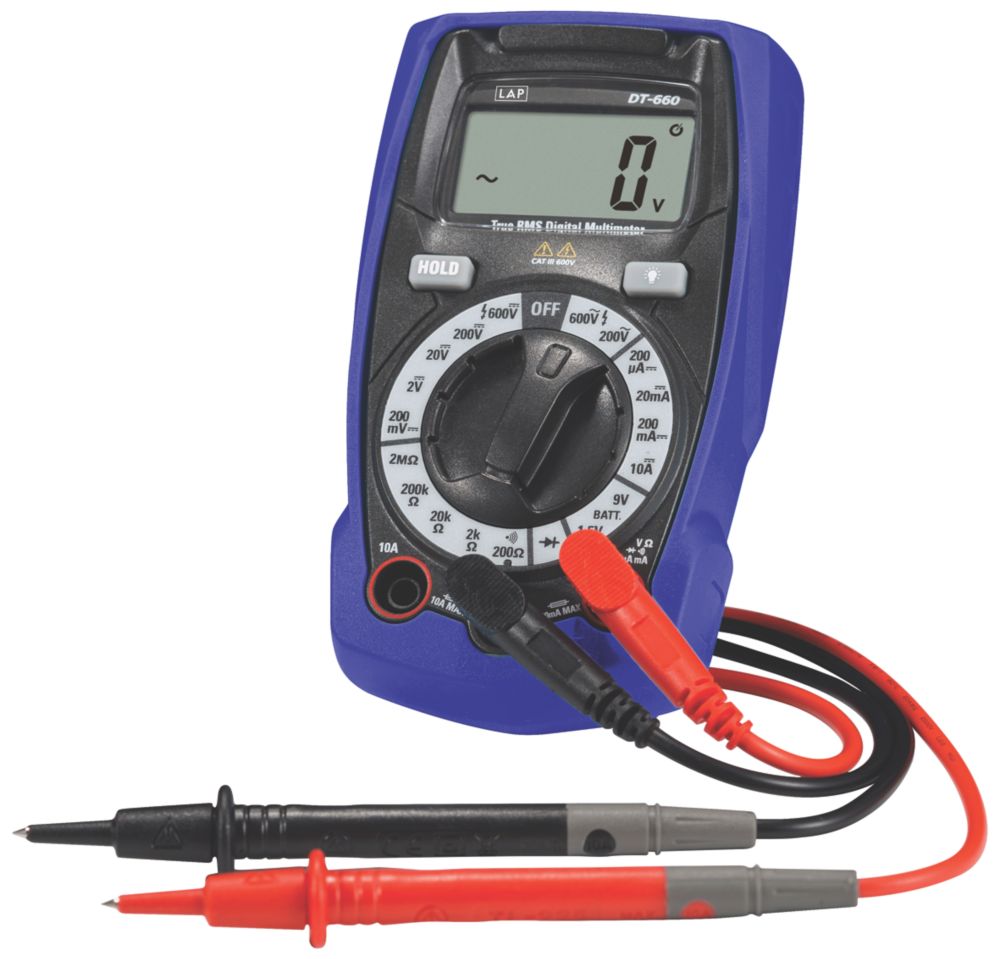 LAP DC Digital Multimeter 600V Screwfix