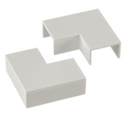 Deta TTE  Flat Trunking Angles 25mm x 16mm 2 Pack