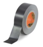 Cloth Tape 27 Mesh Black 50m x 50mm - Screwfix