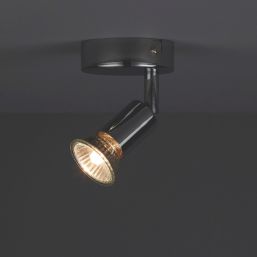 Essentials Sasha Round 1-Light Spotlight Chrome