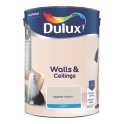 Dulux Walls & Ceilings 5Ltr Egyptian Cotton Matt Emulsion  Paint