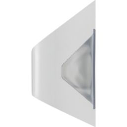 Luceco Prysm
 Outdoor LED Solar-Powered Wall Light, USB Rechargeable With PIR Sensor White 600lm