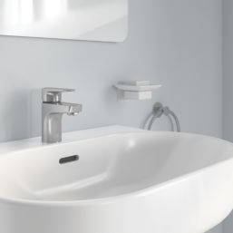 Swirl Caldew Wall-Mounted Basin 1 Tap Hole 550mm