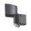 Lutec Sunshine Outdoor LED Solar-Powered Floodlight With PIR Sensor Dark Grey 800lm