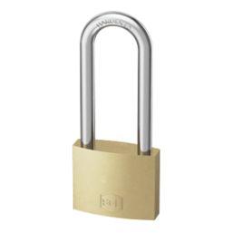 Smith & Locke  Brass   Long Shackle  Padlock 40mm
