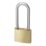 Smith & Locke  Brass   Long Shackle  Padlock 40mm