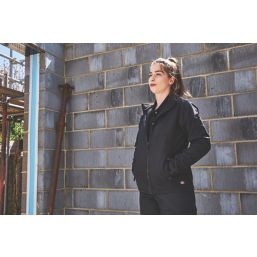 Dickies Foxton Womens Softshell Jacket Black Size 8-10