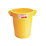 Red Gorilla  Polyethylene Bucket Yellow 50Ltr
