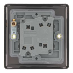 LAP  20A 16AX 2-Gang 2-Way Switch  Antique Brass with Colour-Matched Inserts