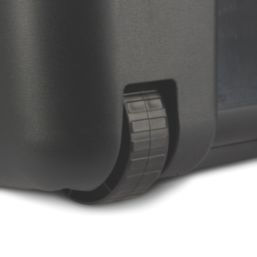 Essentials 49Ltr 390mm x 590mm x 350mm Black/Yellow Storage Trunk 4 Pack