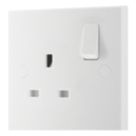 British General 900 Series 13A 1-Gang DP Switched Plug Socket White