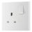 British General 900 Series 13A 1-Gang DP Switched Plug Socket White