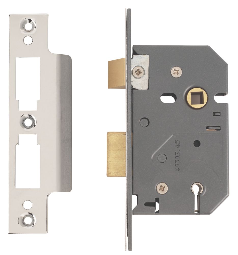 Yale 5 Lever Polished Chrome Mortice Sashlock 64mm Case - 45mm Backset ...