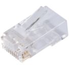Ideal RJ45 8P/8C Feed-Thru Modular Plugs 100 Pack