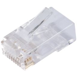 Ideal RJ45 8P/8C Feed-Thru Modular Plugs 100 Pack