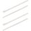 Essentials Non Fire Rated Easy Release Cable Ties Natural 50cm x 0.85cm 100 Pack