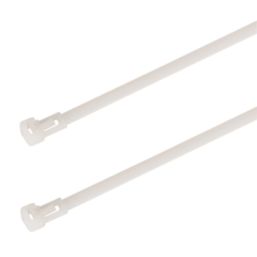 Essentials Non Fire Rated Easy Release Cable Ties Natural 50cm x 0.85cm 100 Pack