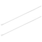 Essentials Non Fire Rated Easy Release Cable Ties Natural 50cm x 0.85cm 100 Pack