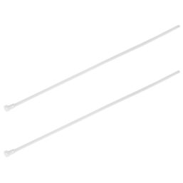 Essentials Non Fire Rated Easy Release Cable Ties Natural 50cm x 0.85cm 100 Pack