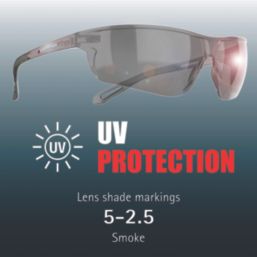 JSP Stealth Smoke Lens Safety Spectacle