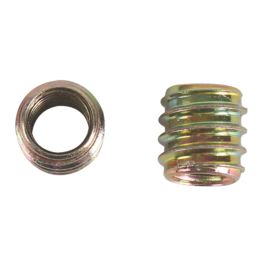 Easyfix Furniture Threaded Sockets M10 x 15mm 4 Pack