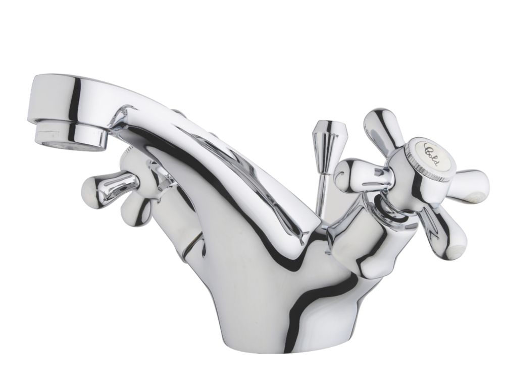 Swirl Bathroom Basin Mono Mixer Tap with Pop-Up Waste | Basin Taps ...